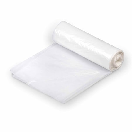 Colonial Bag Trash Bag 15 gal. Clear HDPE 6 Mic. 24 X 33 Inch X-Seal Bottom Coreless Roll HCR33LC